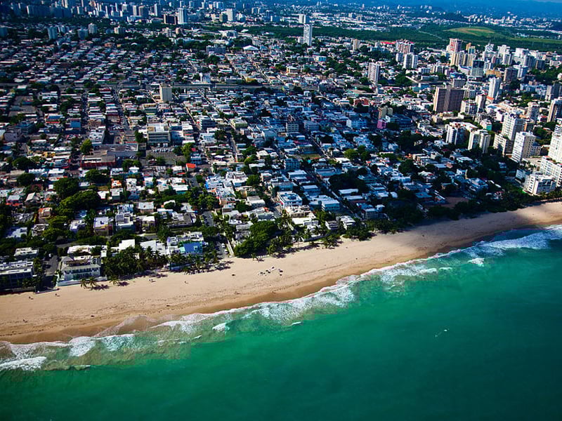 An Aerial photo of San Juan