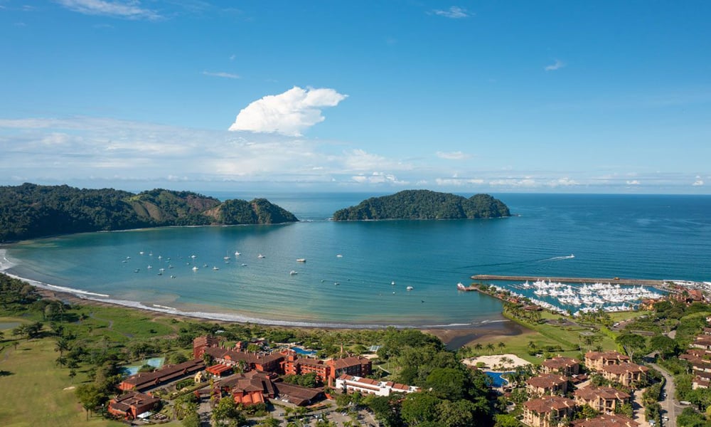 One of the best views of Costa Rica, across the coast in the sun.